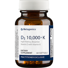 Load image into Gallery viewer, Vitamin D3 10,000 + K (60 softgels)