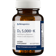 Load image into Gallery viewer, Vitamin D3 5,000 + K (60 softgels)