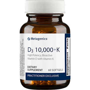 Vitamin D3 10,000 + K (60 softgels)